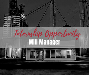 Mill Manager Intern at Hueber Feed.